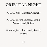 ORIENTAL NIGHT - Bougie Bijoux